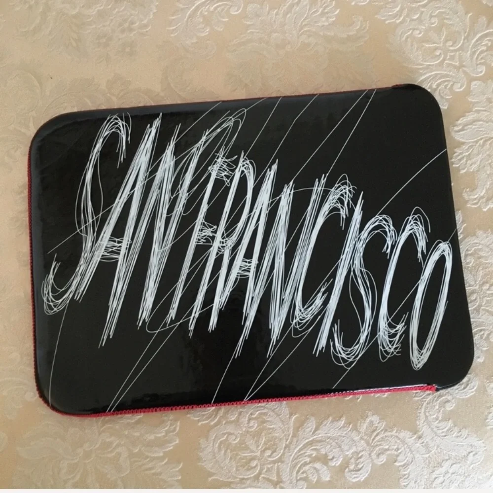 NEW patent leather iPad case San Francisco logo